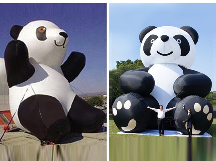 固镇充气熊猫展示