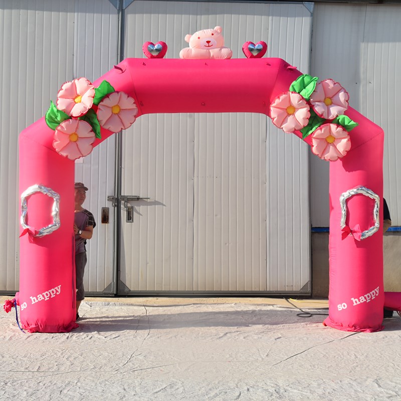 固镇粉色婚礼拱门